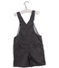 A Grey Overall Shorts from Petit Bateau in size 12-18M for boy. (Back View)