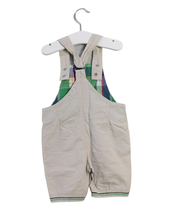 A Beige Overall Shorts from Sergent Major in size 3-6M for boy. (Back View)