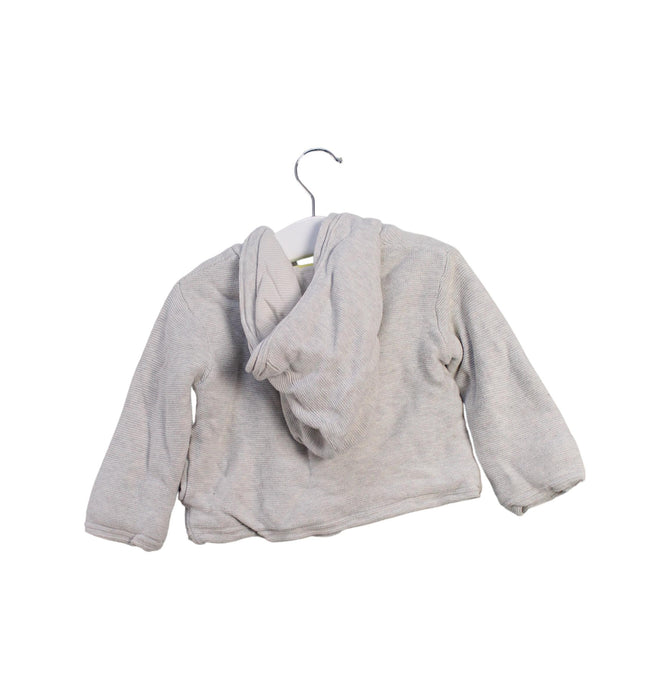 A Grey Lightweight Jackets from Cyrillus in size 6-12M for boy. (Back View)
