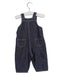 A Blue Overall Shorts from Bout'Chou in size 0-3M for boy. (Back View)