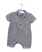 A Blue Short Sleeve Rompers from IKKS in size 3-6M for boy. (Front View)