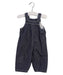 A Blue Overall Shorts from Bout'Chou in size 0-3M for boy. (Front View)