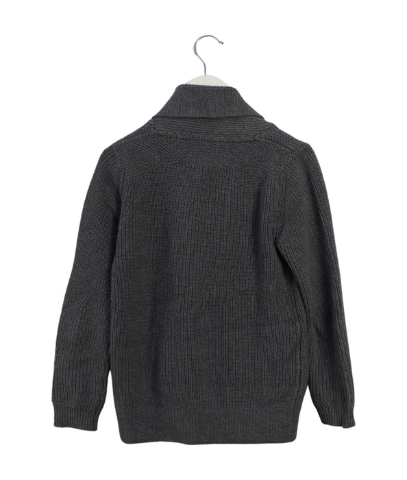 A Grey Cardigans from Sunset Limonade in size 8Y for boy. (Back View)