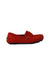 A Red Loafers & Moccasins from Jacadi in size 5T for girl. (Back View)