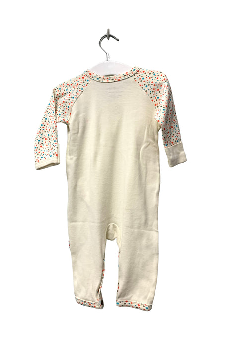 A Ivory Long Sleeve Jumpsuits from TinyBitz in size 6-12M for girl. (Back View)