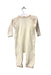 A Ivory Long Sleeve Jumpsuits from TinyBitz in size 6-12M for girl. (Back View)