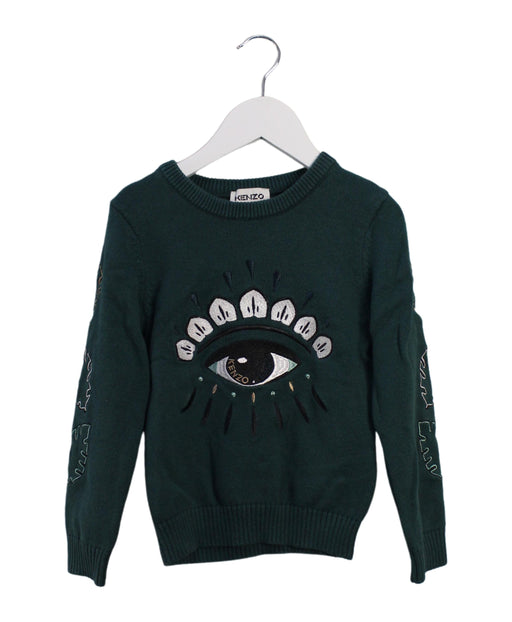 A Green Knit Sweaters from Kenzo in size 4T for boy. (Front View)