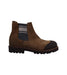A Brown Casual Boots from Brunello Cucinelli in size 7Y for boy. (Back View)