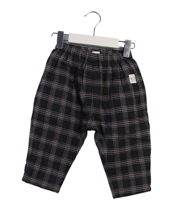A Black Casual Pants from Balabala in size 12-18M for boy. (Front View)