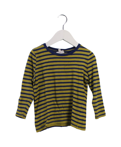 A Yellow Long Sleeve Tops from Seed in size 2T for boy. (Front View)