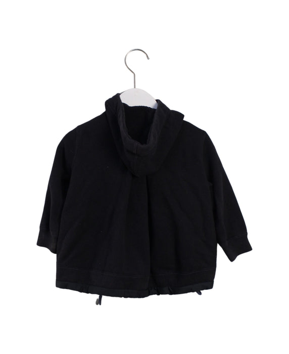 A Black Lightweight Jackets from Sacai in size 2T for boy. (Back View)