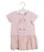 A Pink Short Sleeve Dresses from Seed in size 12-18M for girl. (Front View)