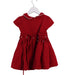 A Red Short Sleeve Dresses from Fleurisse in size 6-12M for girl. (Back View)