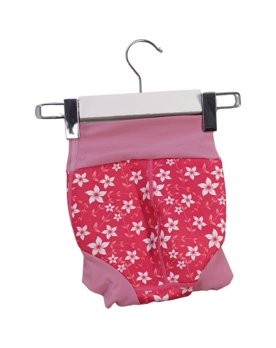 A Pink Swim Shorts from Splash About in size 6-12M for girl. (Back View)