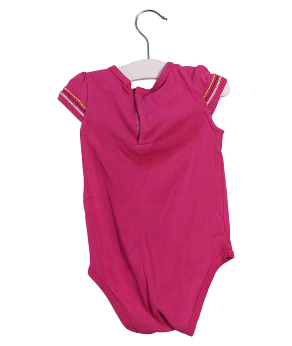 A Pink Short Sleeve Bodysuits from Sergent Major in size 18-24M for girl. (Back View)
