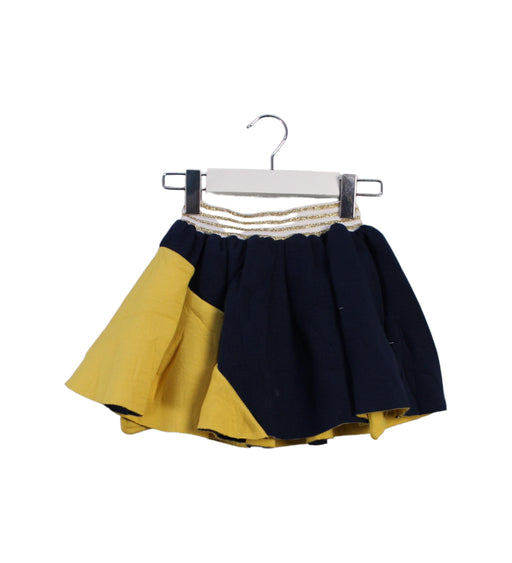 A Navy Short Skirts from RaspberryPlum in size 3T for girl. (Front View)