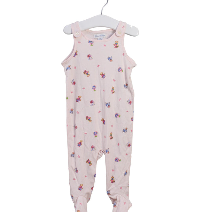 A Pink Onesies from Ralph Lauren in size 3-6M for girl. (Front View)