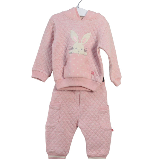 A Pink Crewneck Sweatshirts from CIGOGNE Bébé in size 12-18M for girl. (Front View)