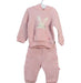 A Pink Crewneck Sweatshirts from CIGOGNE Bébé in size 12-18M for girl. (Front View)