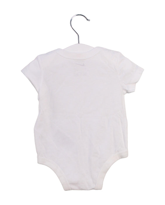 A White Short Sleeve Bodysuits from Nike in size 0-3M for neutral. (Back View)