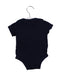 A Navy Short Sleeve Bodysuits from Nike in size 0-3M for neutral. (Back View)