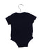 A Navy Short Sleeve Bodysuits from Nike in size 0-3M for neutral. (Back View)