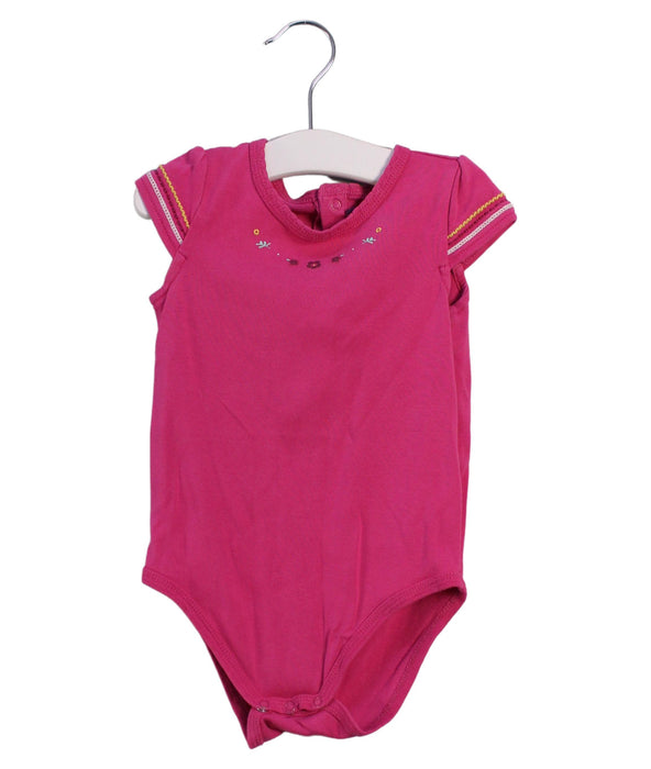 A Pink Short Sleeve Bodysuits from Sergent Major in size 18-24M for girl. (Front View)