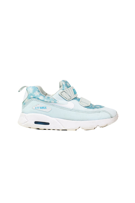 A Blue Sneakers from Nike in size 4T for girl. (Back View)
