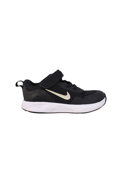 A Black Sneakers from Nike in size 4T for boy. (Back View)