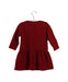 A Red Long Sleeve Dresses from Chloe in size 6-12M for girl. (Back View)