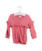 A Pink Cardigans from Seed in size 6-12M for girl. (Front View)
