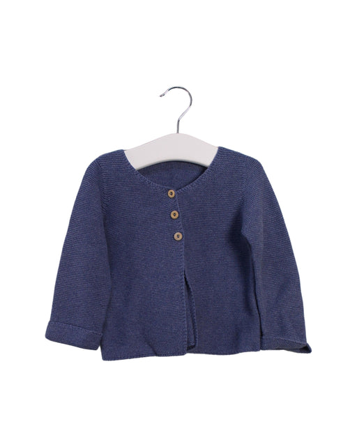 A Blue Cardigans from Babidu in size 3T for girl. (Front View)