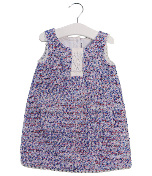 A Blue Sleeveless Dresses from Janie & Jack in size 18-24M for girl. (Front View)