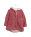 A Pink Lightweight Jackets from Seed in size 12-18M for girl. (Front View)