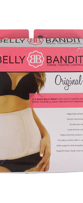 A Beige Maternity Support from Belly Bandit in size M for maternity. (Front View)