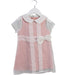 A Pink Short Sleeve Dresses from Chickeeduck in size 2T for girl. (Front View)