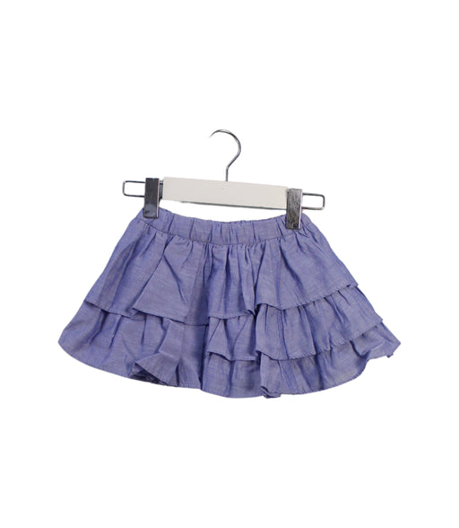 A Blue Short Skirts from Comme Ca Fossette in size 12-18M for girl. (Front View)