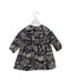 A Grey Long Sleeve Dresses from Bonpoint in size 6-12M for girl. (Back View)