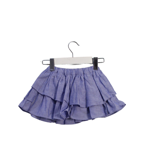 A Blue Short Skirts from Comme Ca Fossette in size 12-18M for girl. (Back View)