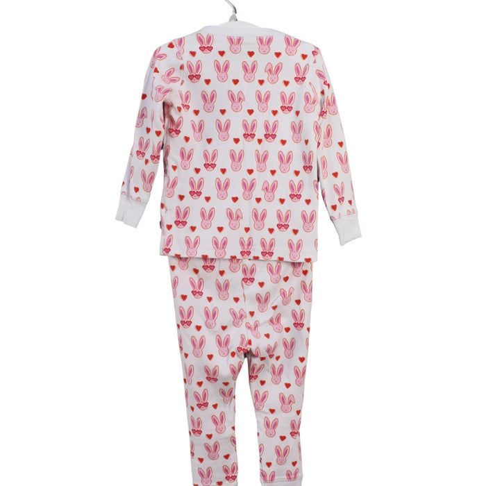 A Pink Pyjama Sets from Roberta Roller Rabbit in size 2T for girl. (Back View)