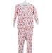 A Pink Pyjama Sets from Roberta Roller Rabbit in size 2T for girl. (Front View)