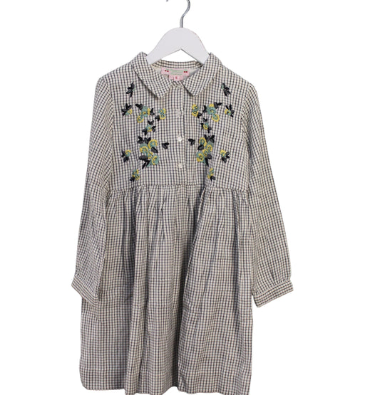 A Black Long Sleeve Dresses from Bonpoint in size 6T for girl. (Front View)