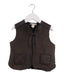 A Brown Outerwear Vests from Bonpoint in size 4T for girl. (Front View)