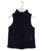 A Navy Outerwear Vests from Petit Bateau in size 4T for boy. (Front View)