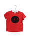 A Red Short Sleeve T Shirts from Momonittu in size 12-18M for boy. (Front View)