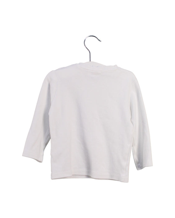 A White Crewneck Sweatshirts from iDO in size 18-24M for boy. (Back View)