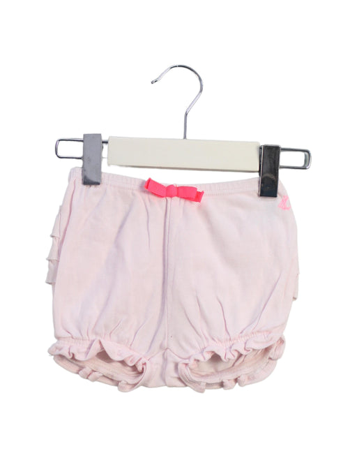 A Pink Bloomers from Petit Bateau in size 0-3M for girl. (Front View)