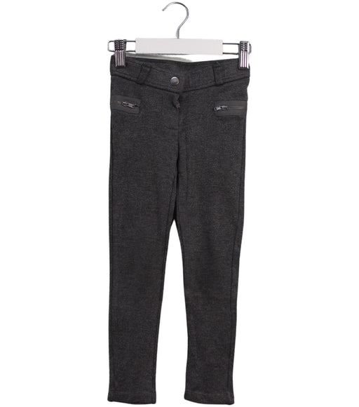 A Grey Casual Pants from Seed in size 3T for girl. (Front View)
