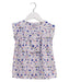 A Blue Short Sleeve Dresses from La Compagnie des Petits in size 4T for girl. (Front View)