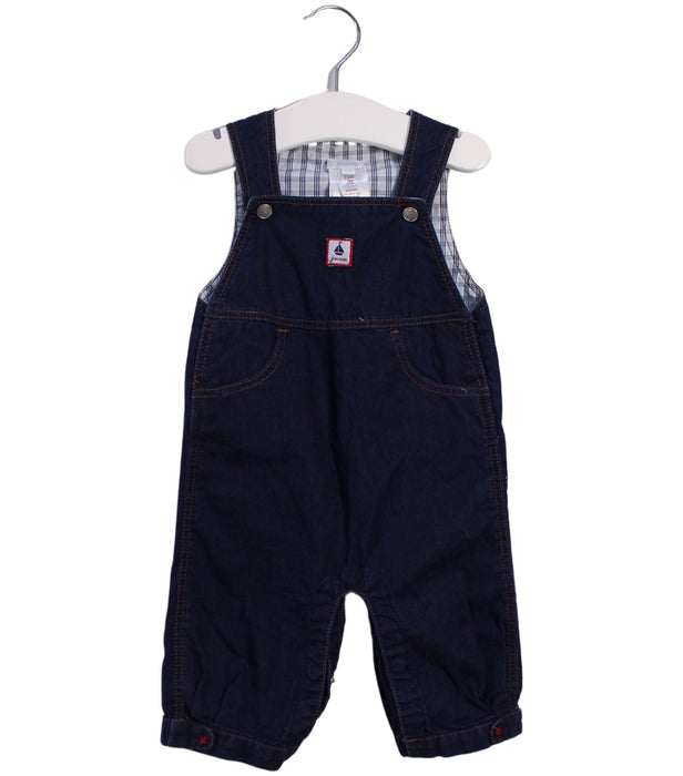 A Navy Long Overalls from Jacadi in size 3-6M for neutral. (Front View)